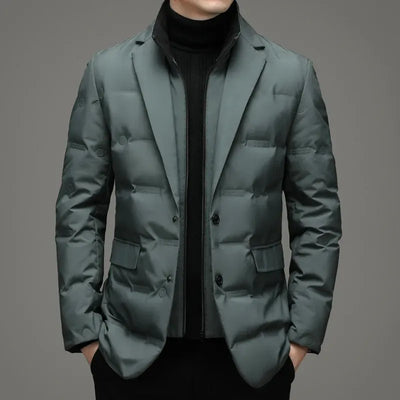 Faux 2 in 1 Warme Jacke für Herren Sander