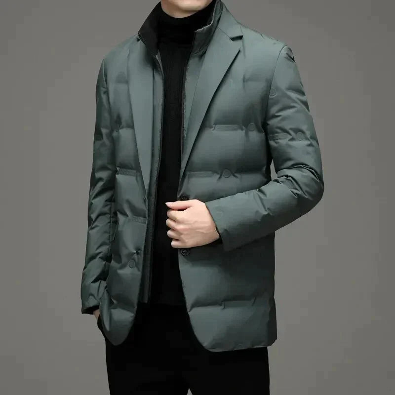 Faux 2 in 1 Warme Jacke für Herren Sander
