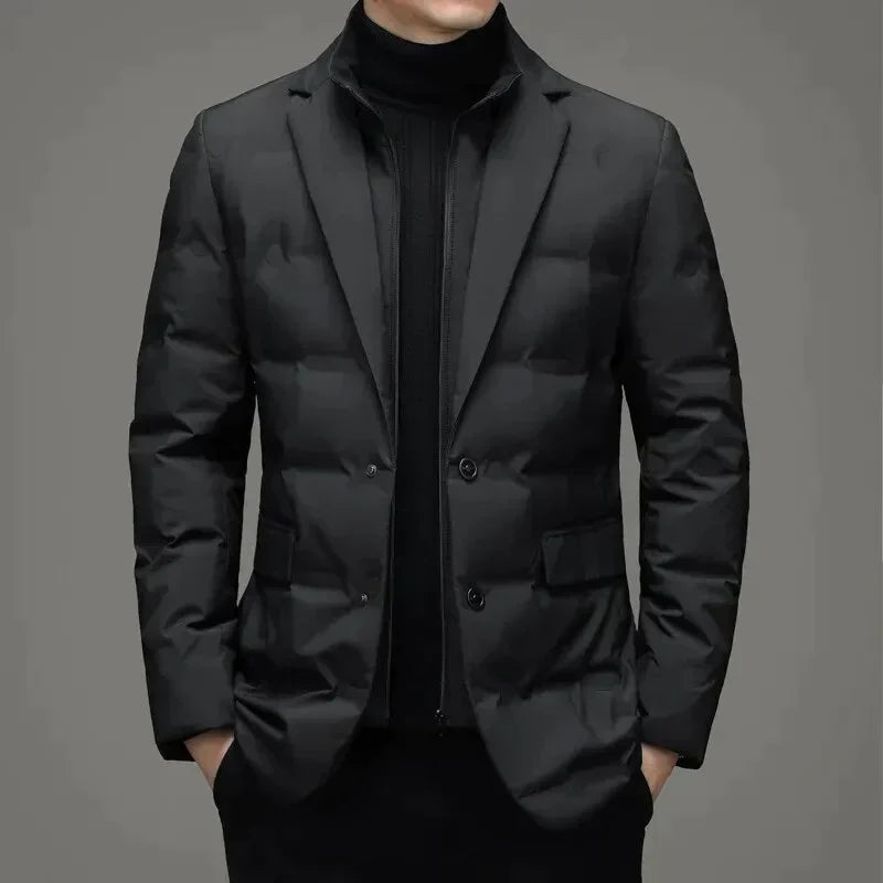 Faux 2 in 1 Warme Jacke für Herren Sander