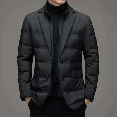 Faux 2 in 1 Warme Jacke für Herren Sander