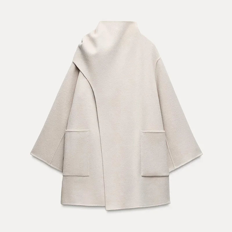 Baur Modehaus | Bequem Damen-Asymmetrischer Wollmantel