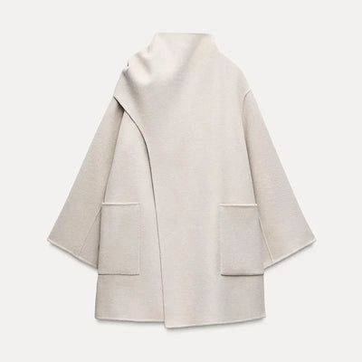 Baur Modehaus | Bequem Damen-Asymmetrischer Wollmantel