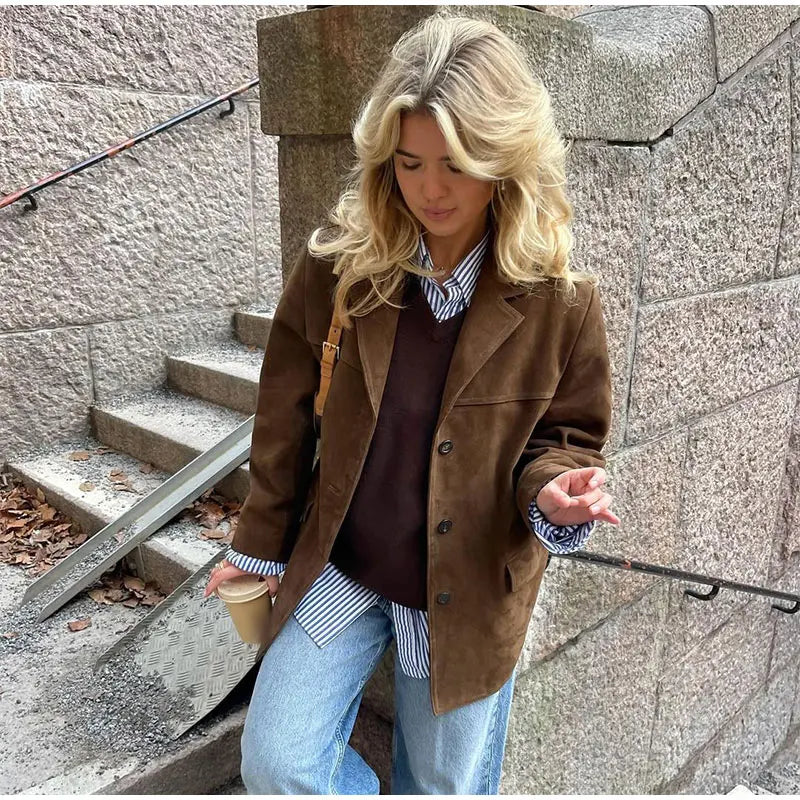 Nadia® | Elegante Wildlederjacke