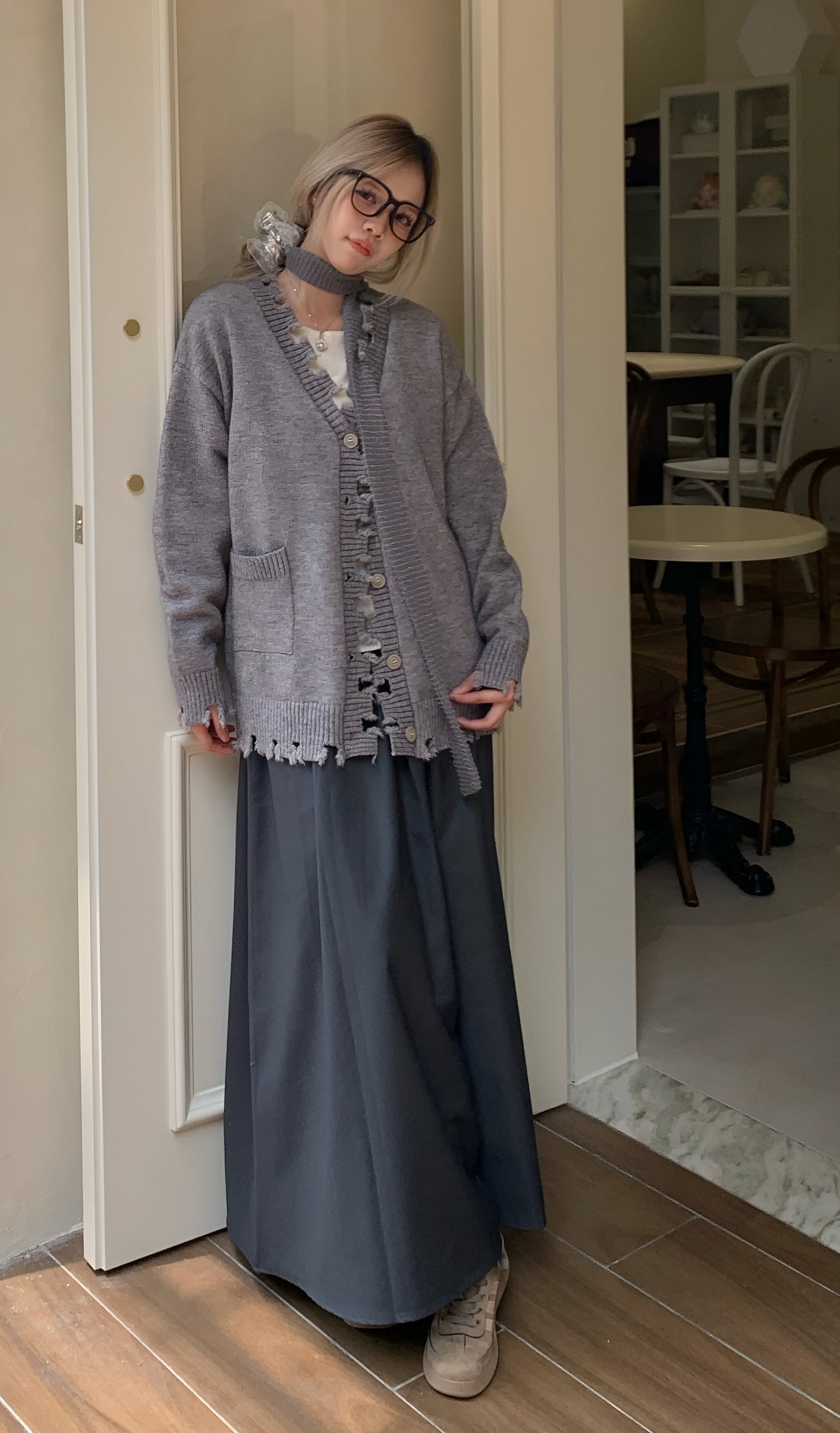 Vivian | Retro Langer Faltenrock für Frauen