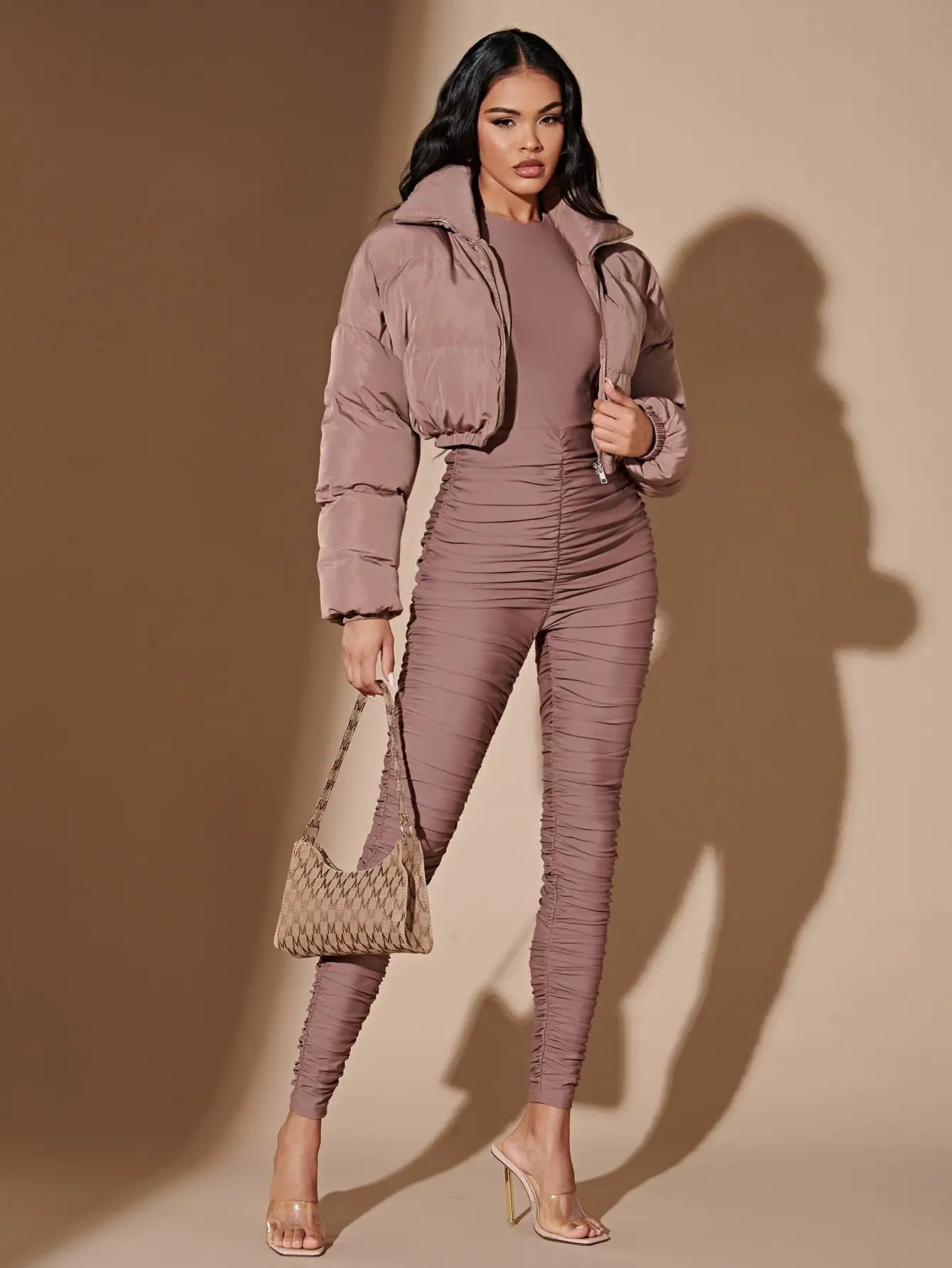 Vespera® | Wattierte, kurze Jacke aus Baumwolle