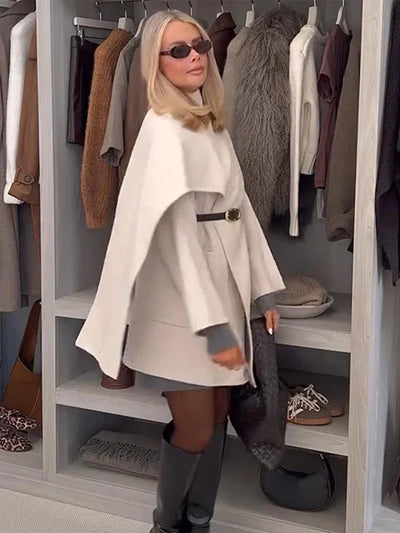 Baur Modehaus | Bequem Damen-Asymmetrischer Wollmantel