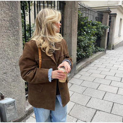 Nadia® | Elegante Wildlederjacke