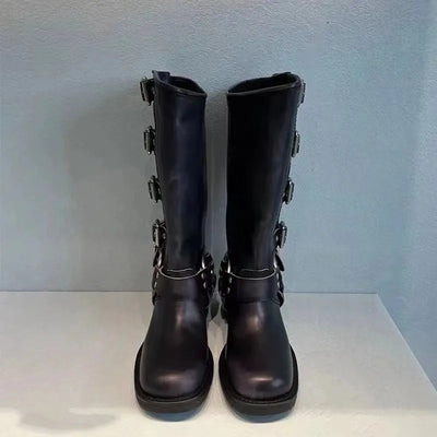 Vintage Lederstiefel für Damen
