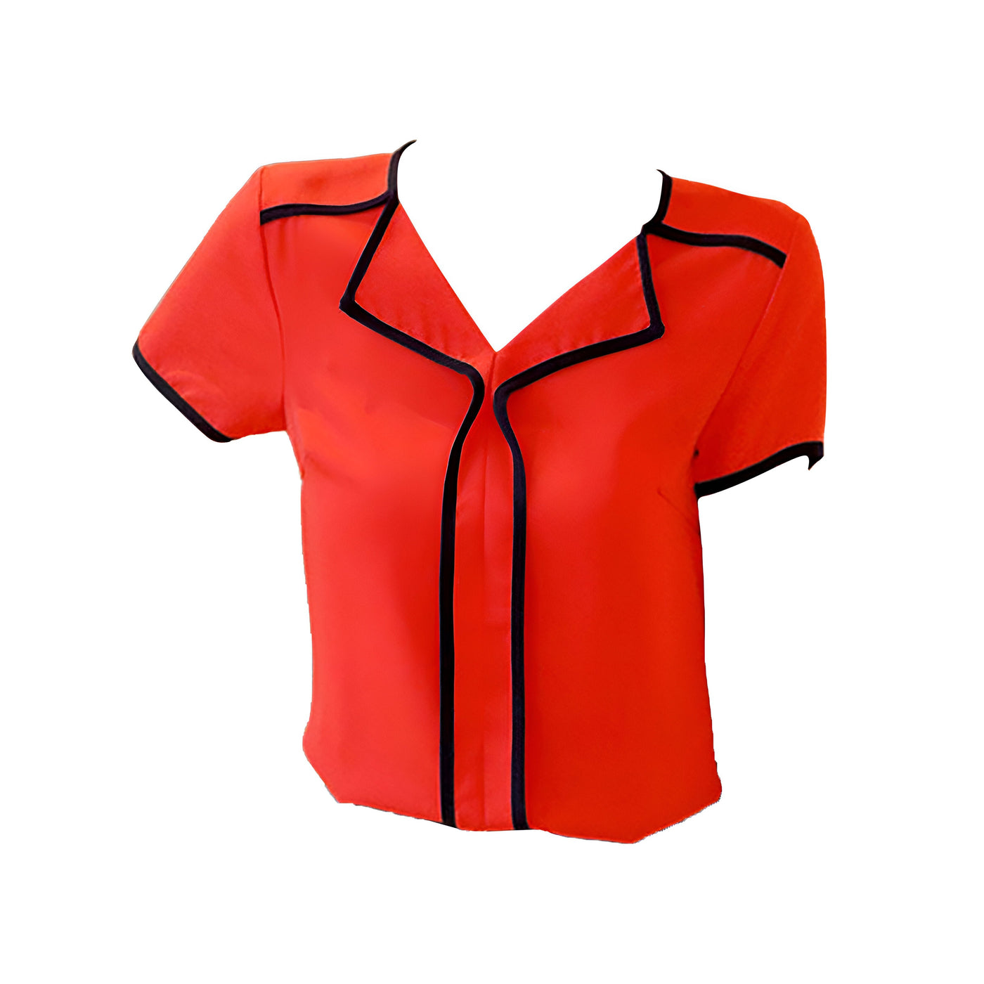 Pia | Elegante Chiffon-Bluse mit Knopfleiste