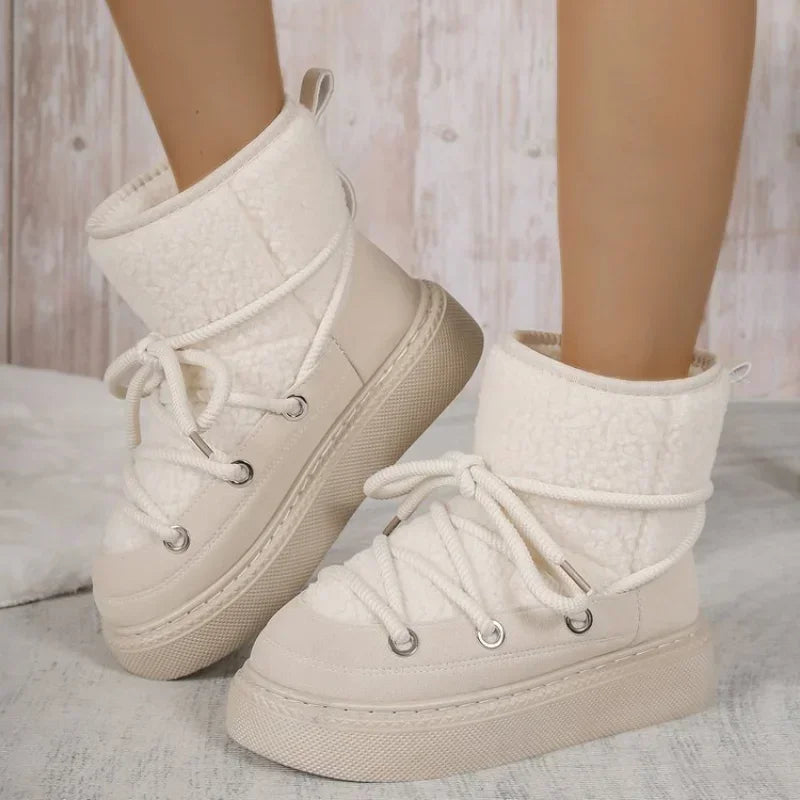 Wendy® | Weiche Plüsch-Schneestiefel