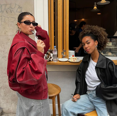 Eira® | Die ikonische rote Lederjacke!