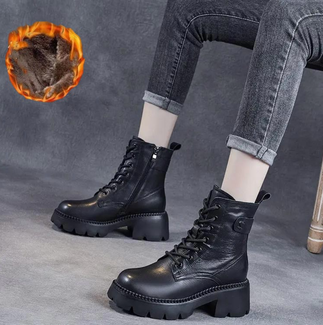 Allegra® | Orthopädische Lederstiefel