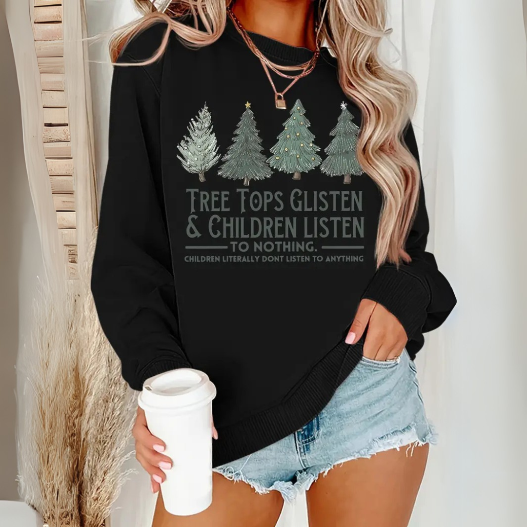 Bequemer Weihnachtspullover für Damen