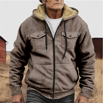 Fleece Winterjacke für Herren