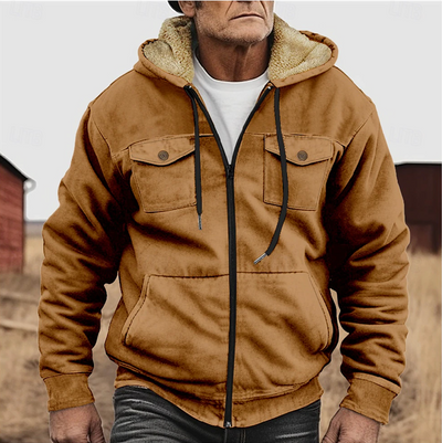 Fleece Winterjacke für Herren