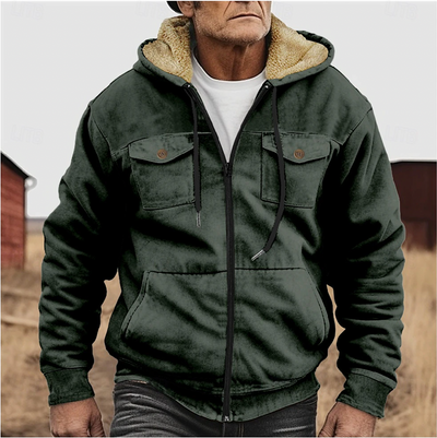Fleece Winterjacke für Herren