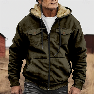 Fleece Winterjacke für Herren