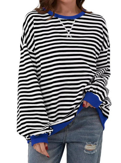 Tarian |Gestreifter Pullover für Frauen