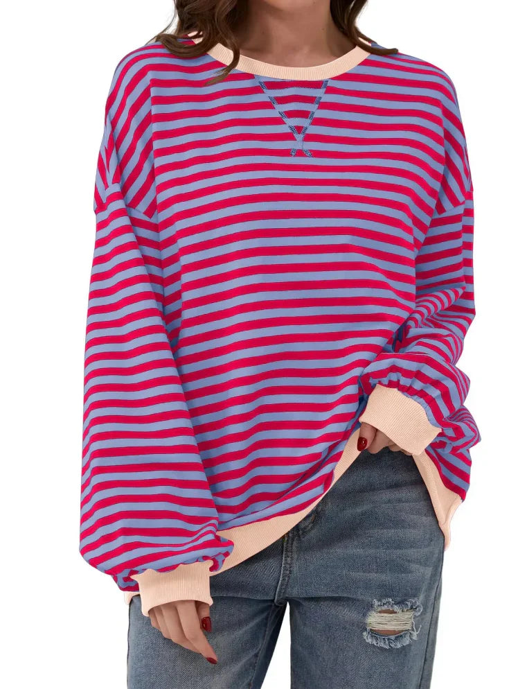 Tarian |Gestreifter Pullover für Frauen