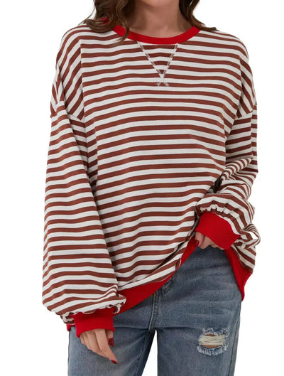 Tarian |Gestreifter Pullover für Frauen