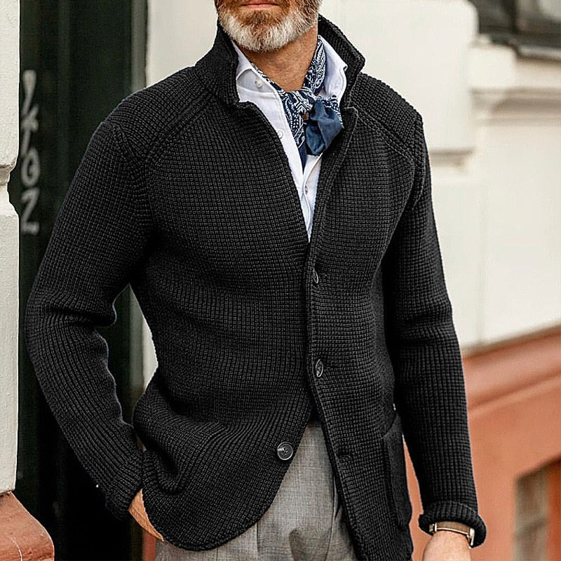 Stilvolle Herrenstrickjacke Sigmund