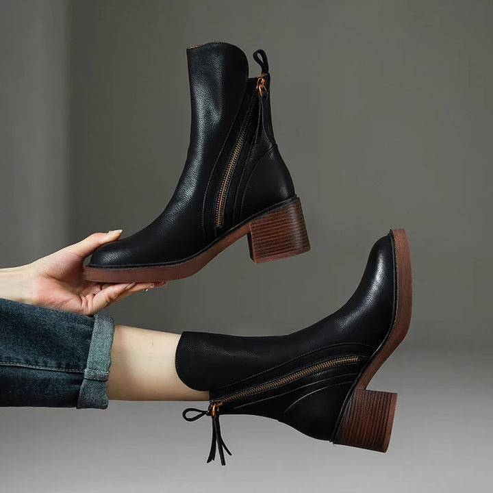 Dafne® | Klassische Lederstiefel