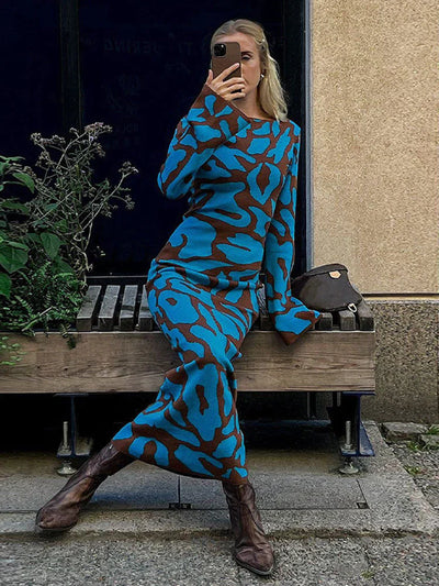 Bodycon Kleid mit langen Ärmeln Laura