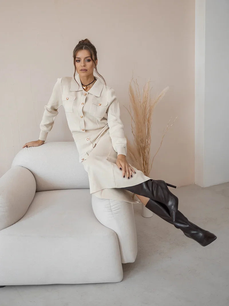 Leah® | Blazer-Rock-Set