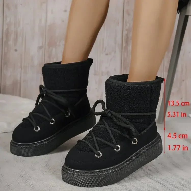 Wendy® | Weiche Plüsch-Schneestiefel