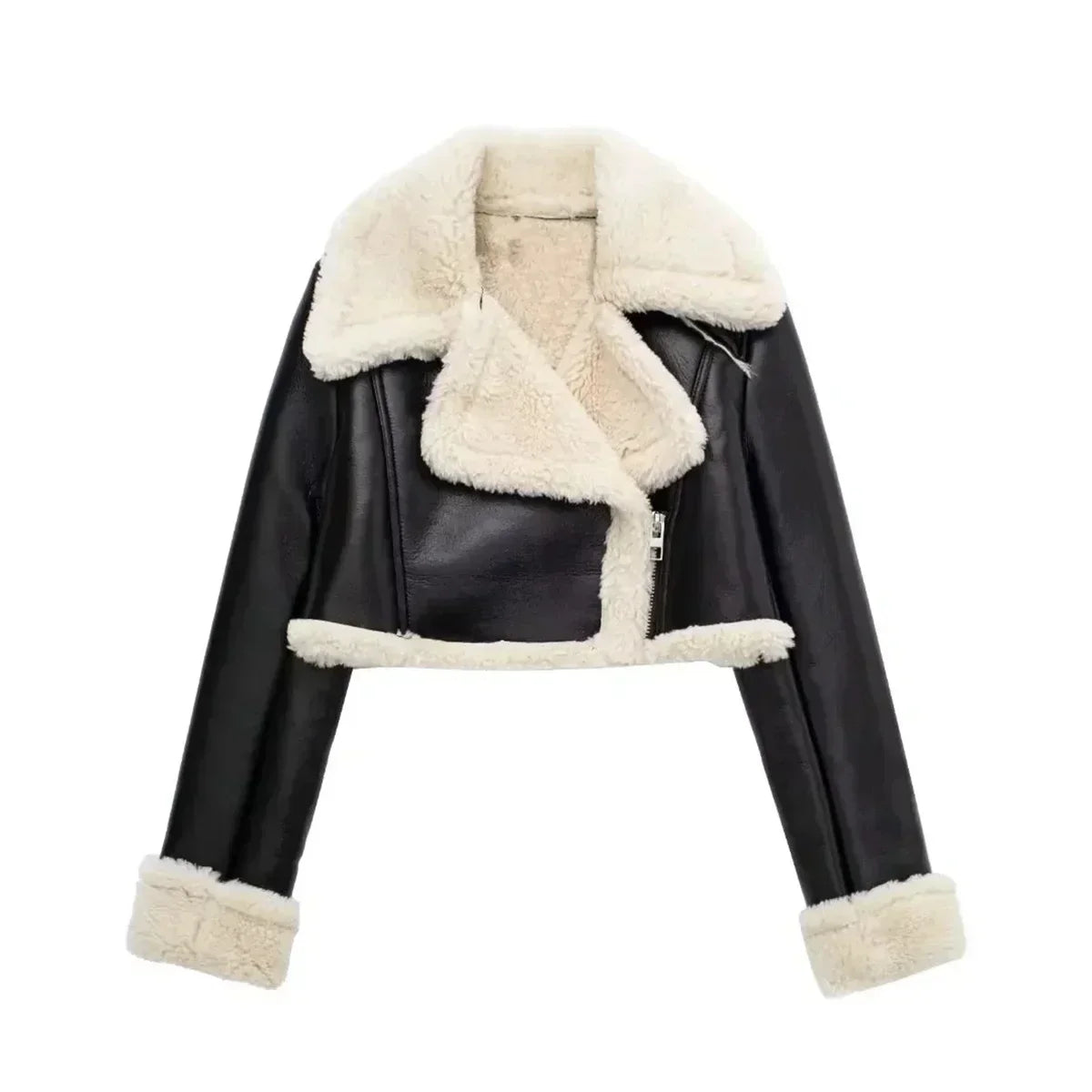 Ximena® | Solide, kurze Lederjacke