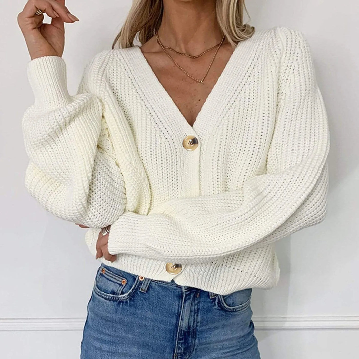 Heloísa® | Strickjacke mit V-Ausschnitt