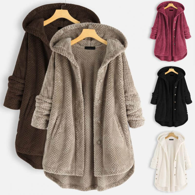 Gabriela® | Fleecejacke mit Kapuze