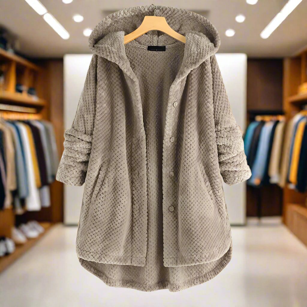 Gabriela® | Fleecejacke mit Kapuze