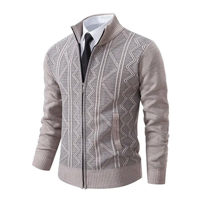 Herren Strickjacke mit Reißverschluss Tobin