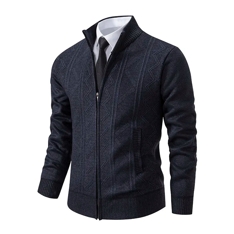 Herren Strickjacke mit Reißverschluss Tobin