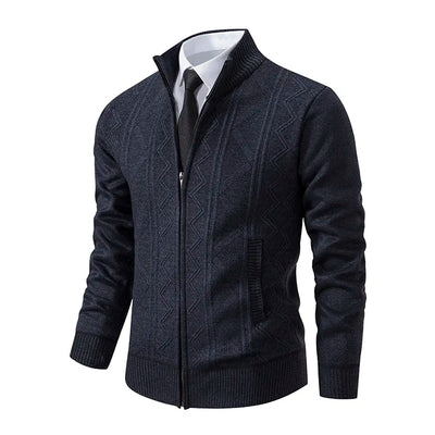 Herren Strickjacke mit Reißverschluss Tobin