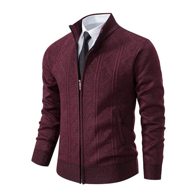 Herren Strickjacke mit Reißverschluss Tobin