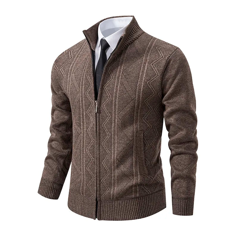 Herren Strickjacke mit Reißverschluss Tobin