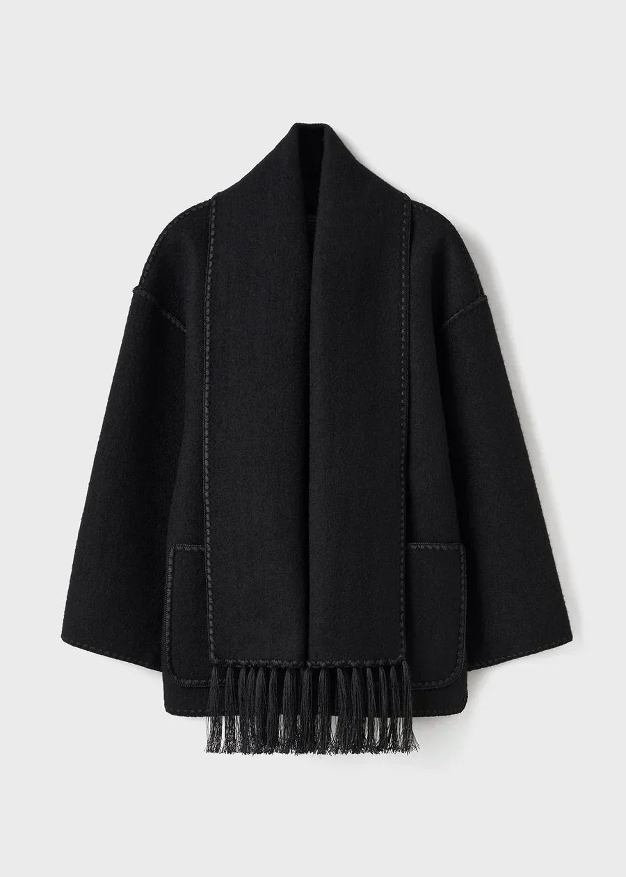 Fiona® | Premium-Jacke mit Seidenschal