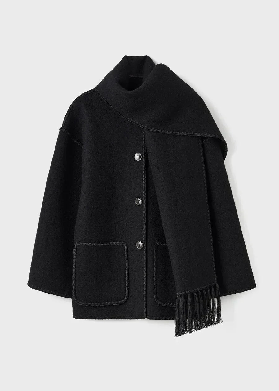 Fiona® | Premium-Jacke mit Seidenschal
