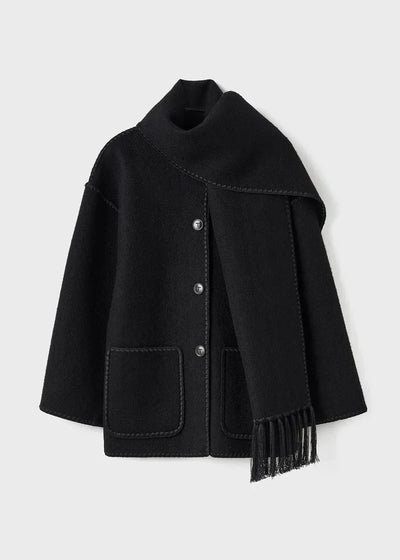 Fiona® | Premium-Jacke mit Seidenschal