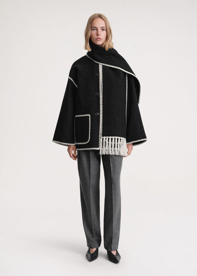 Fiona® | Premium-Jacke mit Seidenschal