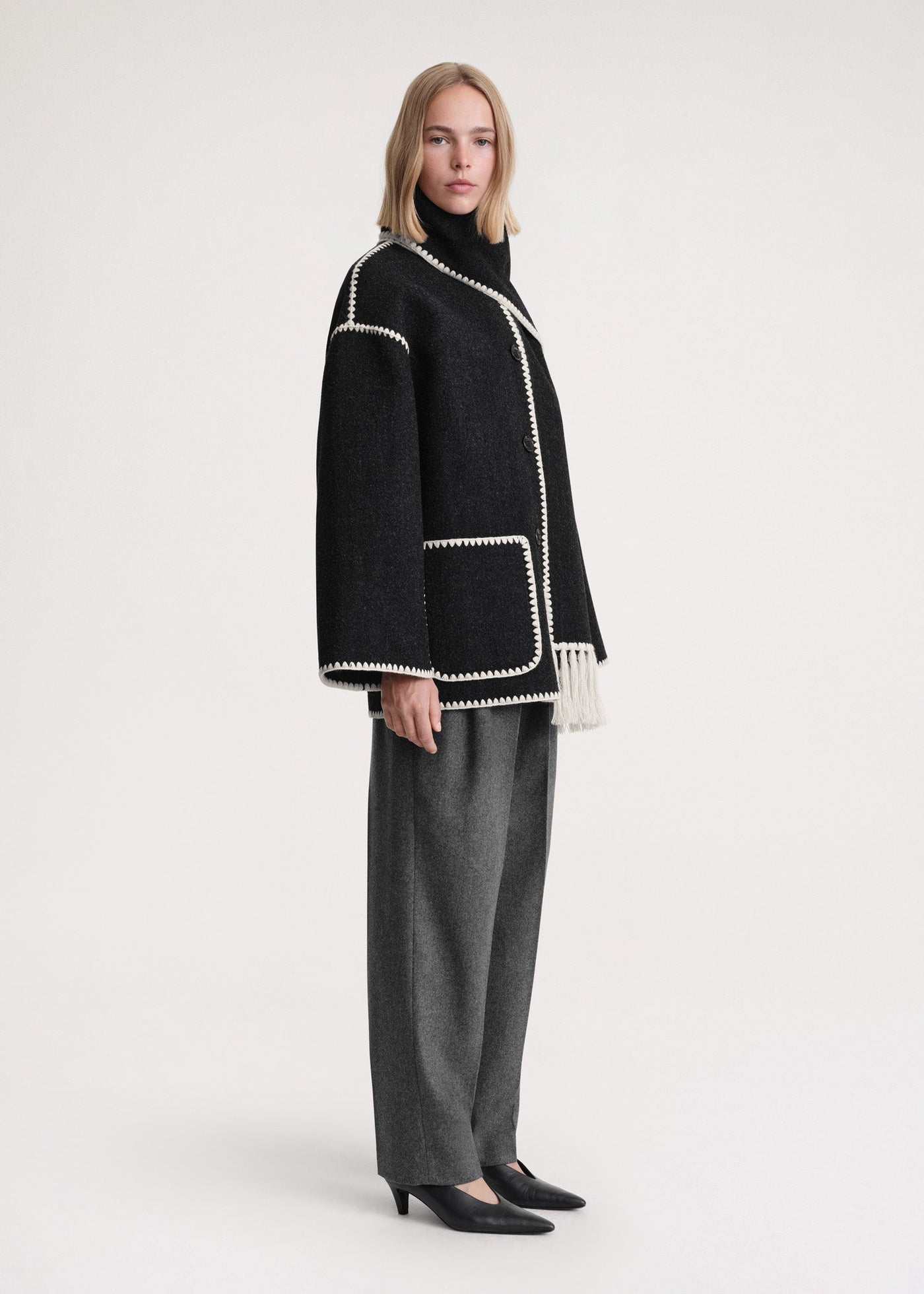 Fiona® | Premium-Jacke mit Seidenschal