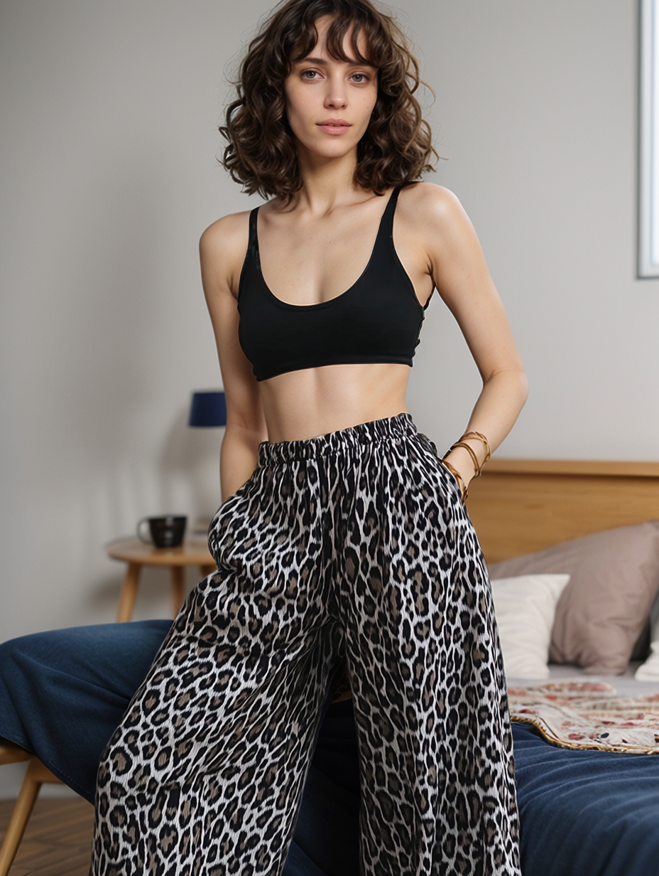 Leopardenhosen für Damen