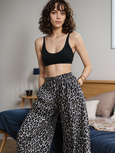 Leopardenhosen für Damen