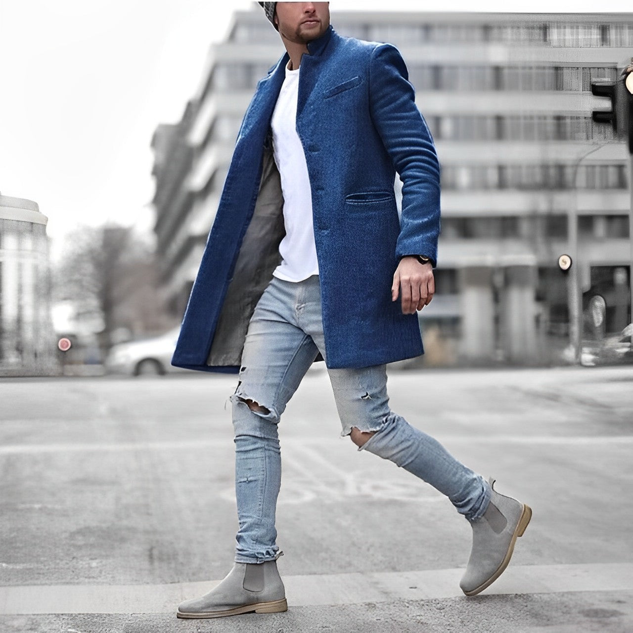 Eleganter Blazer Mantel für Herren Jonty