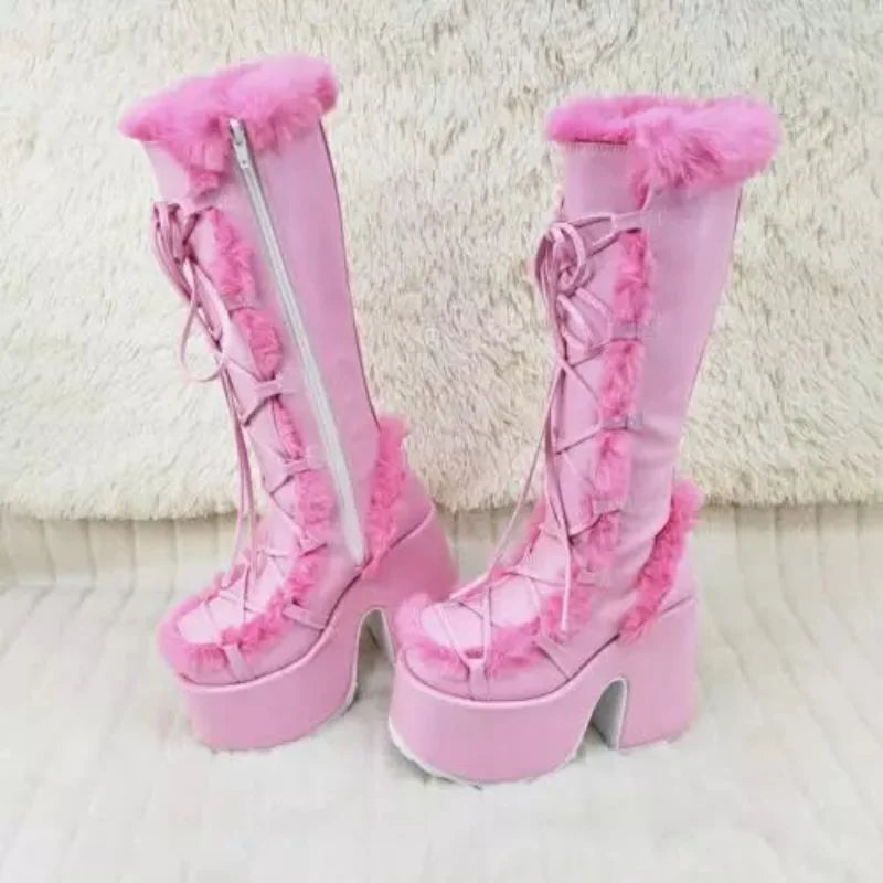 Ellery | Neue Winter Frauen Schnee Stiefel Plattform  (Saison  1)