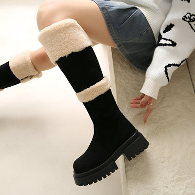 Natascha | Stylische &amp; Bequeme Winter-Stiefel bis zum Knie