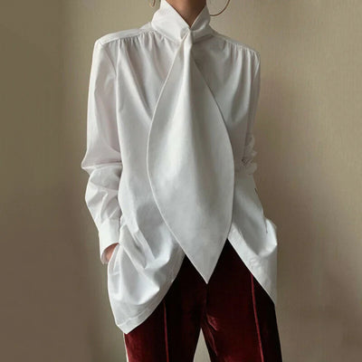 Wiebke | Freeacy Urban elegantes Top Büro Bluse für Frauen