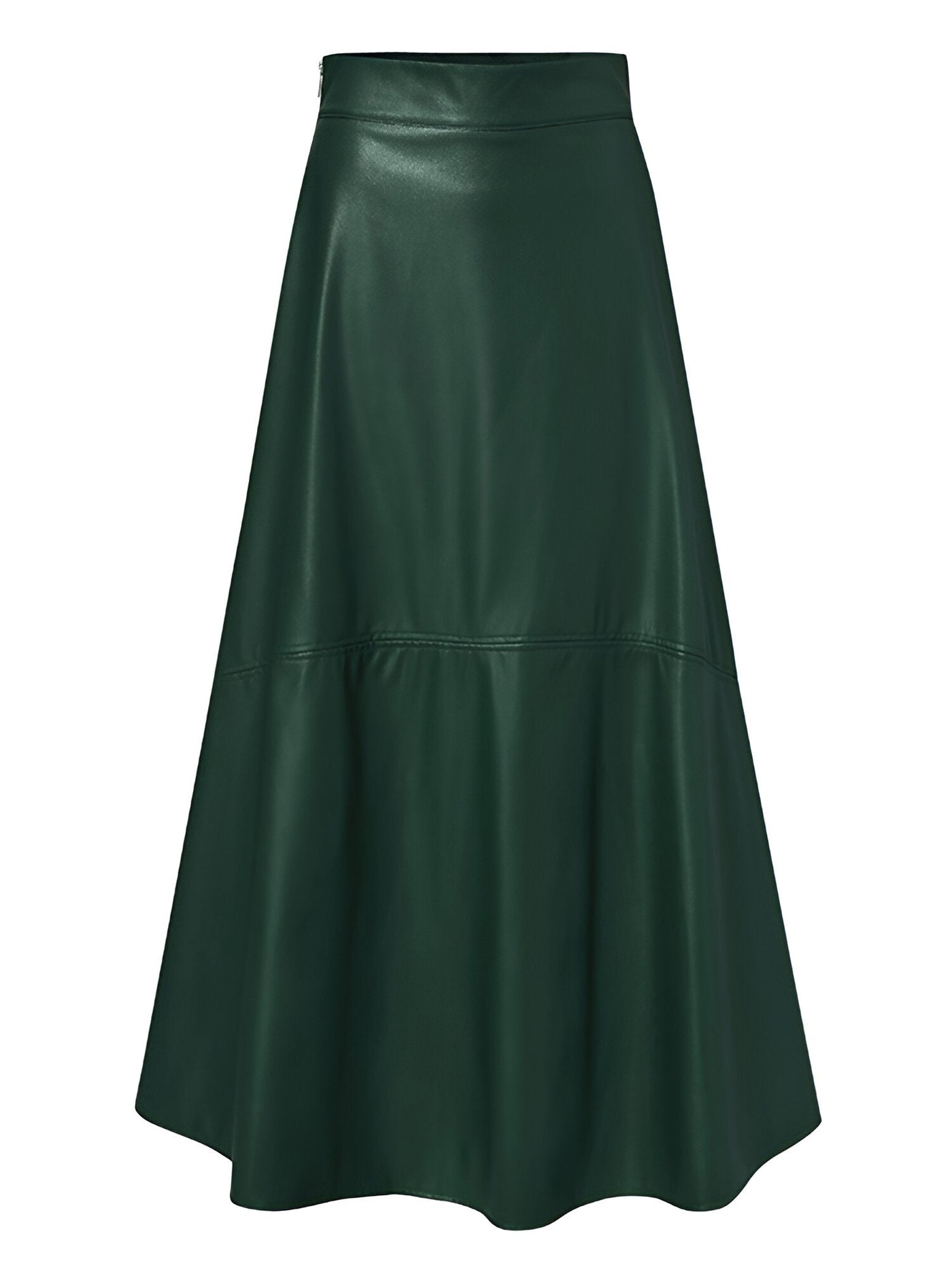 Clarice | Eleganter PU-Leder Maxi-Rock